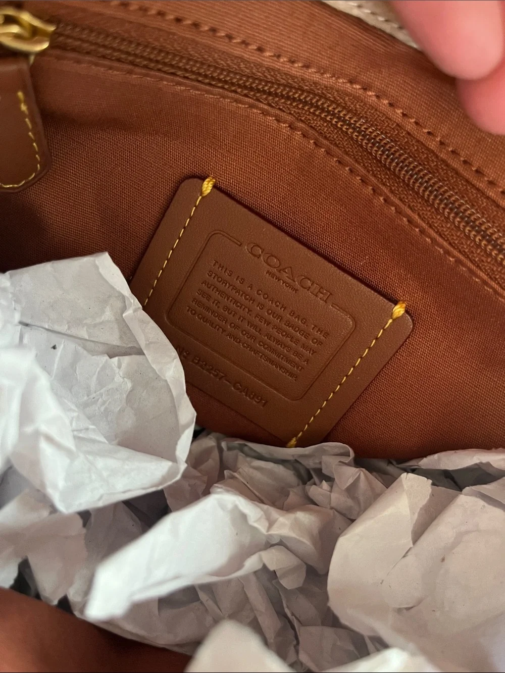 Coach Cassie Crossbody Special Edition / Taupe Canvas - Picture 8 of 15